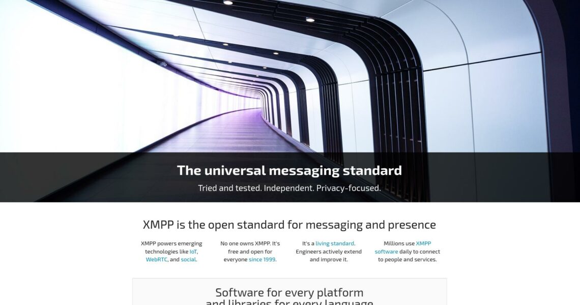Extensible Messaging and Presence Protocol