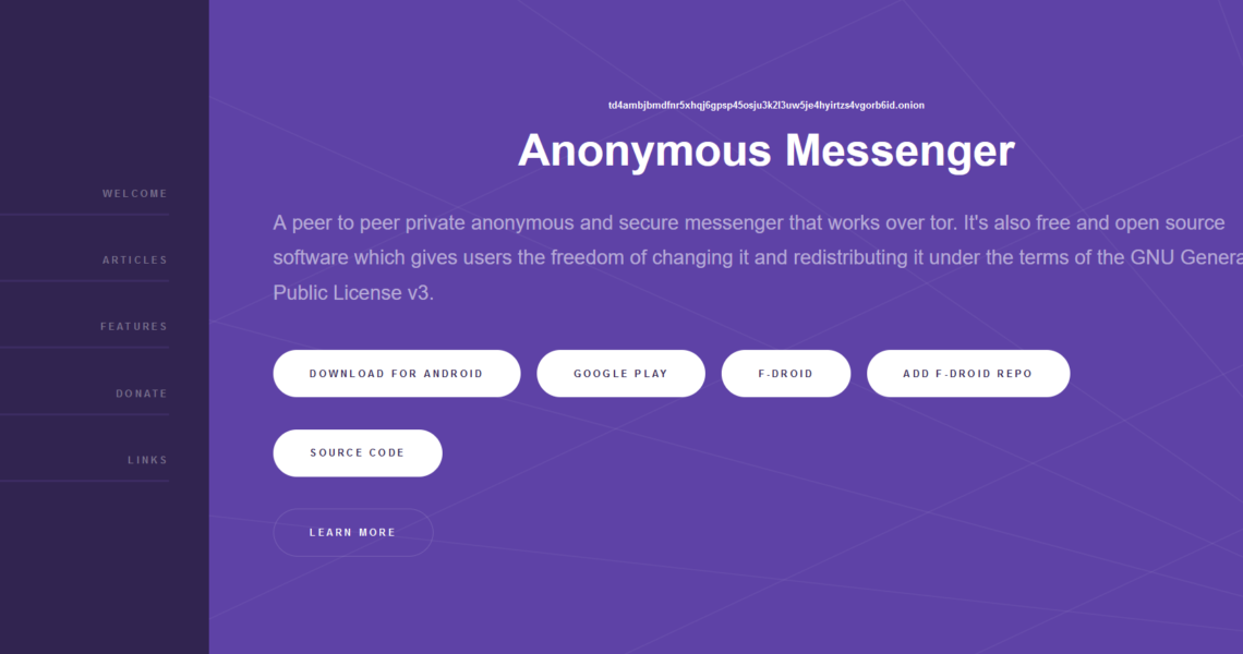 Anonymer Messenger
