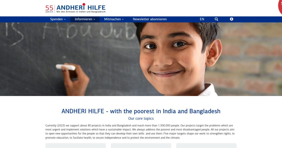 ANDHERI HILFE – cu cei mai săraci din India și Bangladesh