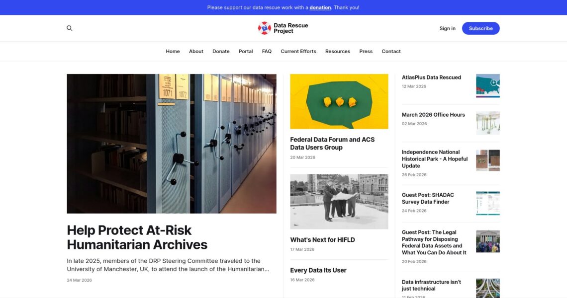 Data Rescue Project